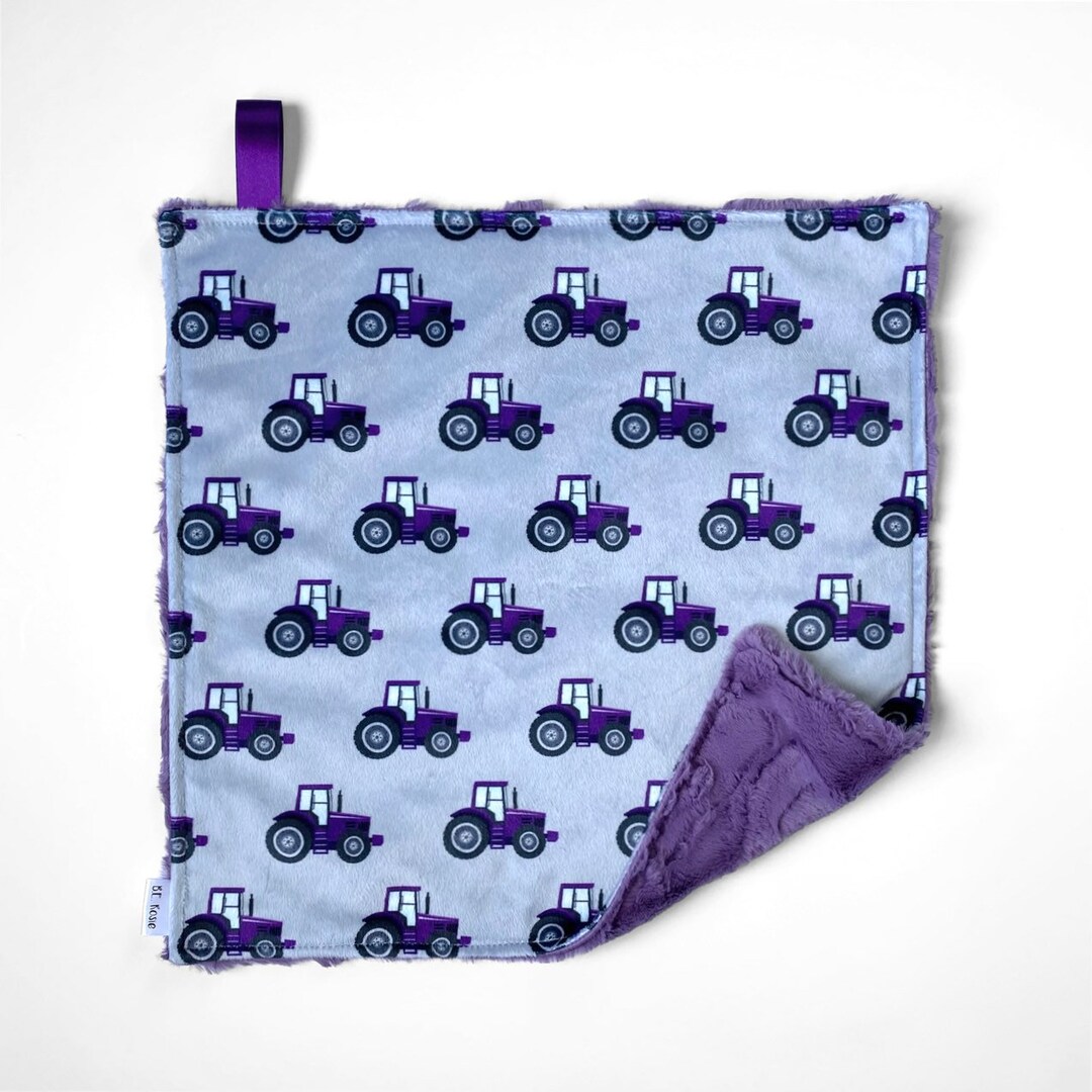 Purple Tractor Lovey, Tractor Lovey, Farm Girl, Lovey, Baby Girl Gift