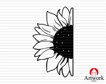 Download Half sun svg | Etsy