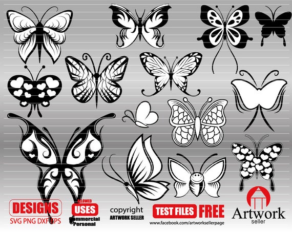 Download Butterfly Svg Butterfly Clipart Butterfly Cuttable Etsy