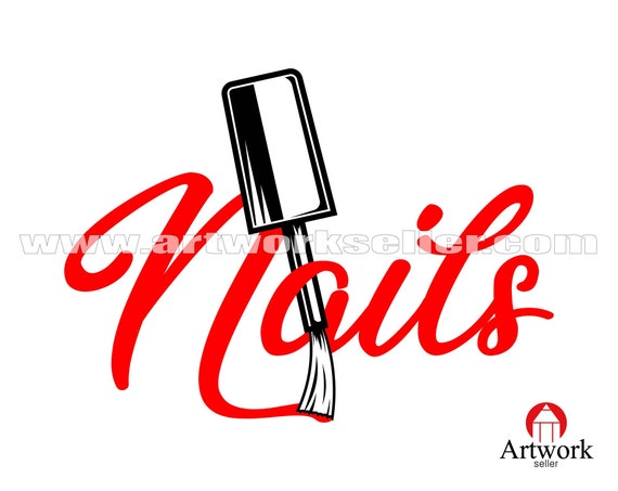 Download Nails Svg Nails Clipart Make Up Svg Nails Hand Svg Nail Polish Etsy