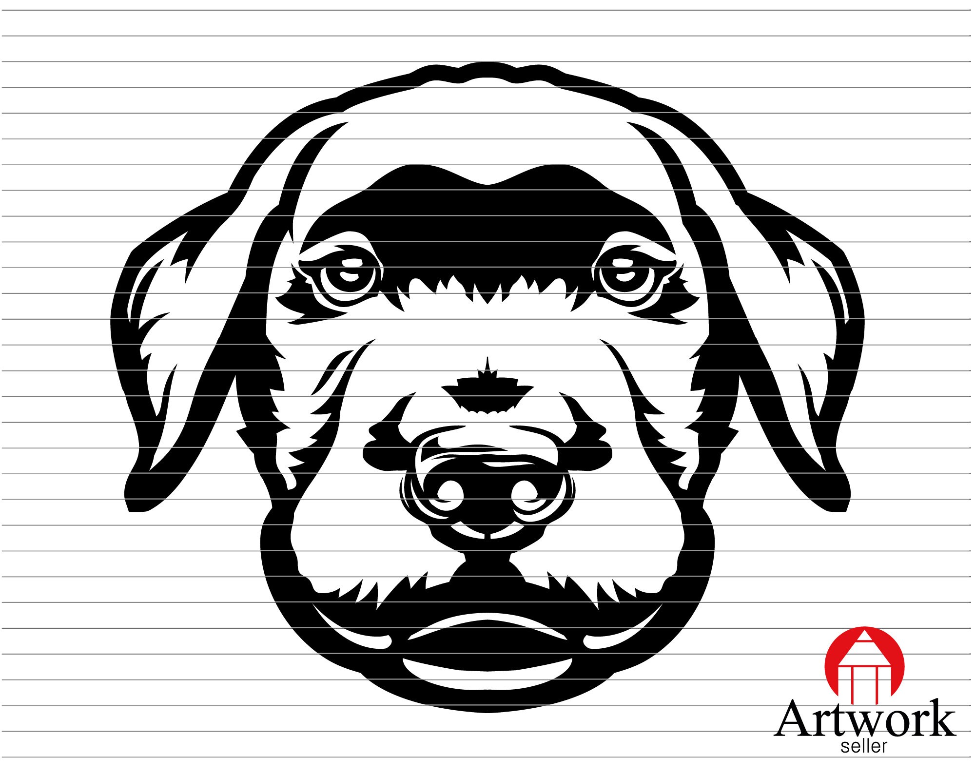 LABRADOR RETRIEVER SVG Labrador Head Dog Peeking Labrador | Etsy