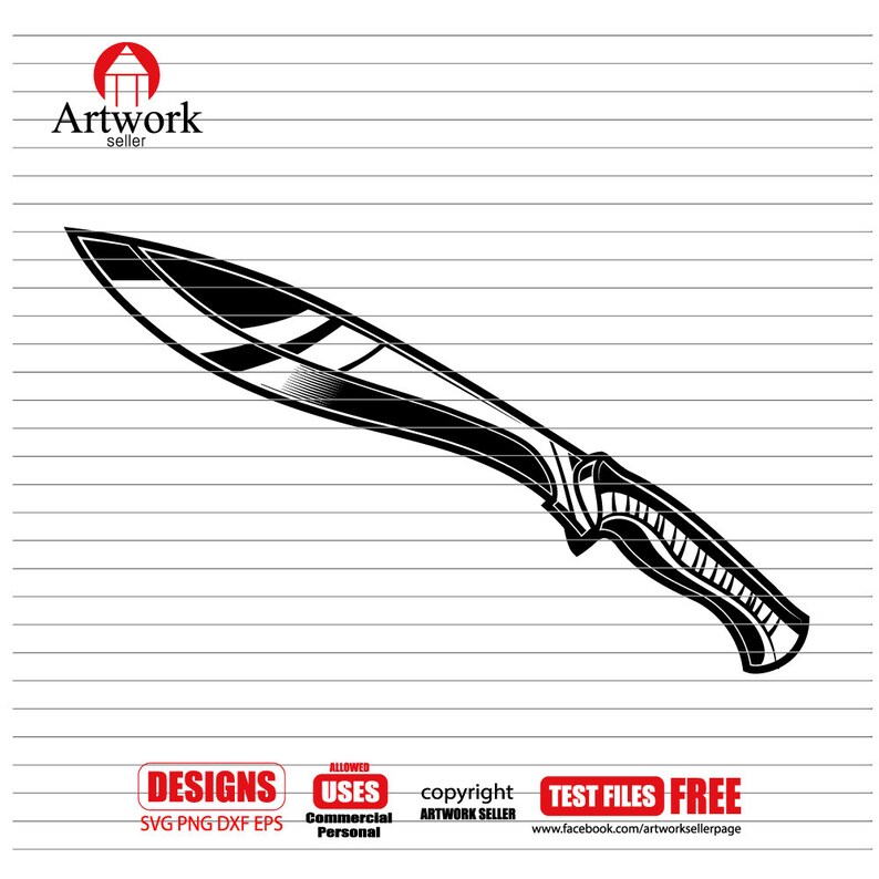 MACHETE SVG Machete Clipart Sword Svg Weapon Svg Knife Etsy