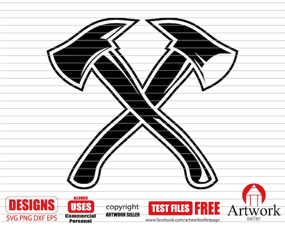 Firefighter Svg Firefighter Axe Axes Fireman Svg Rescue Etsy
