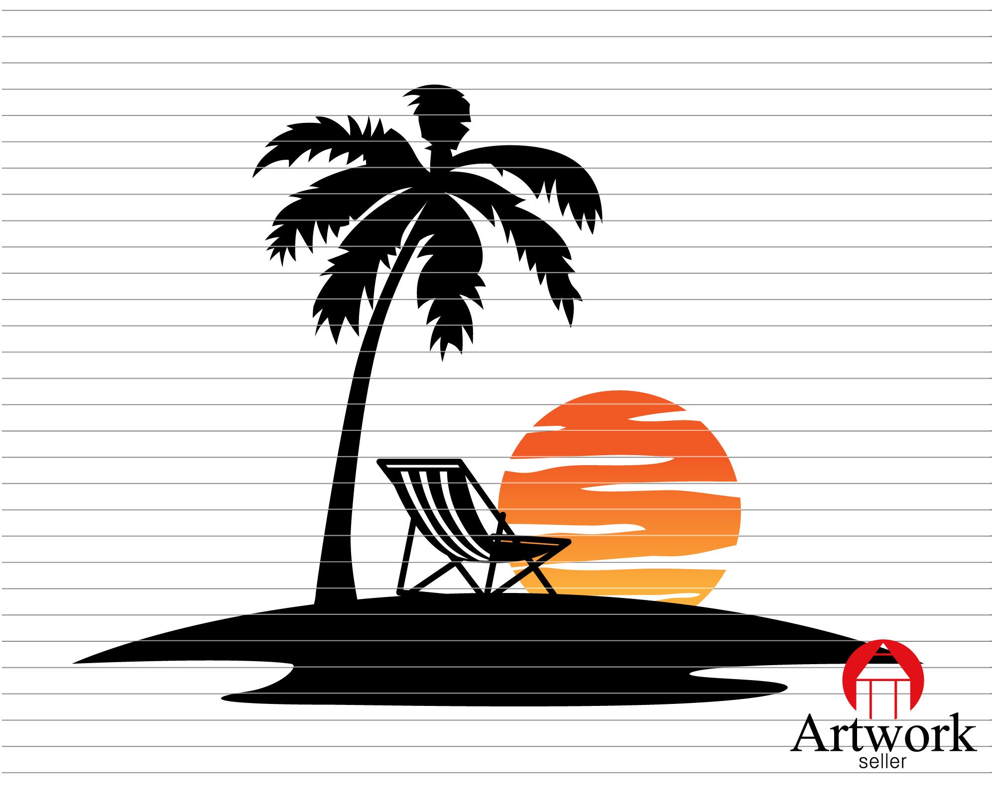 Palm Tree Trees Svg Summer Beach Sunset Svg Island Beach Etsy | My XXX ...