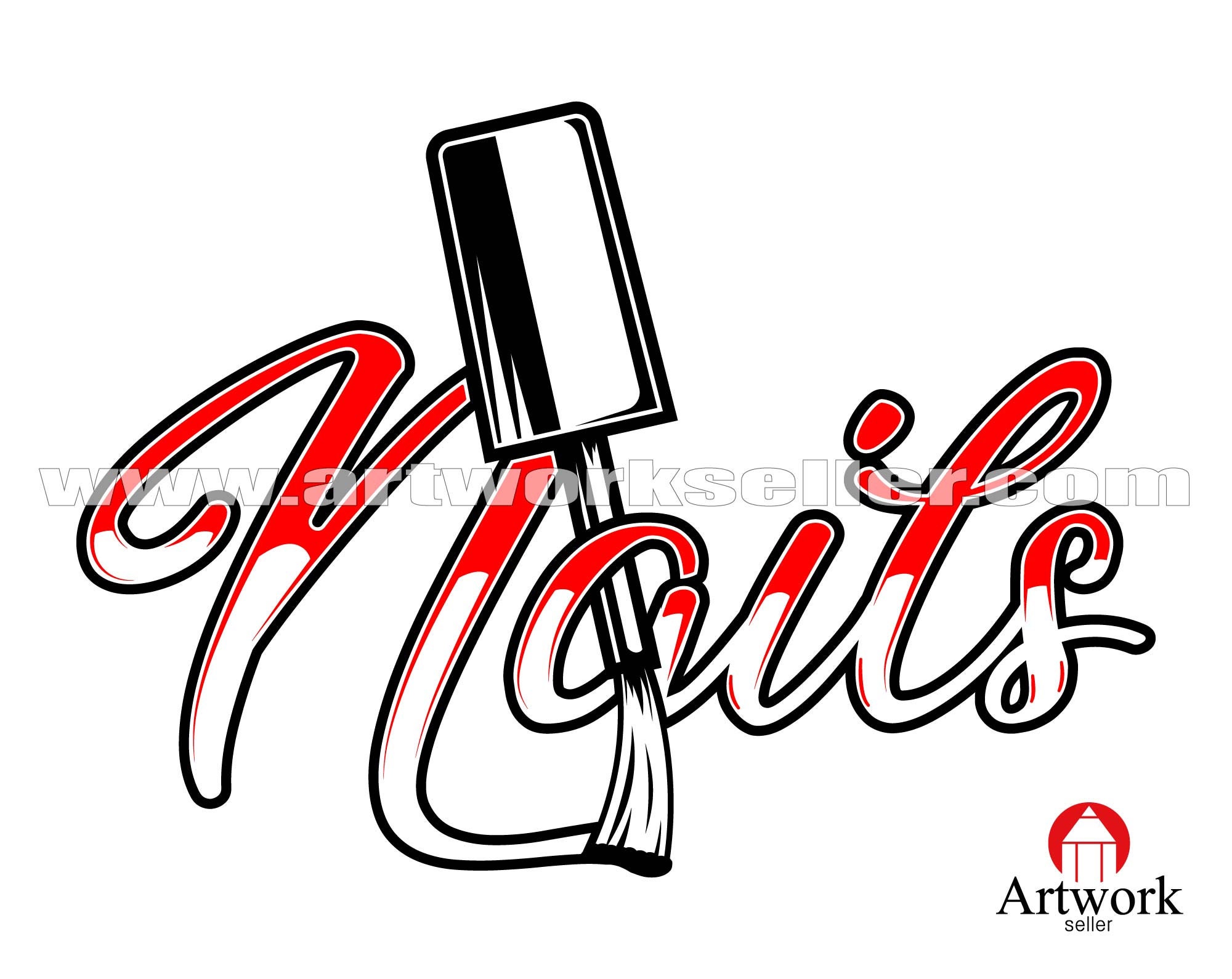 NAILS SVG Nails Clipart Make up Svg Nails Hand Svg Nail Polish Etsy