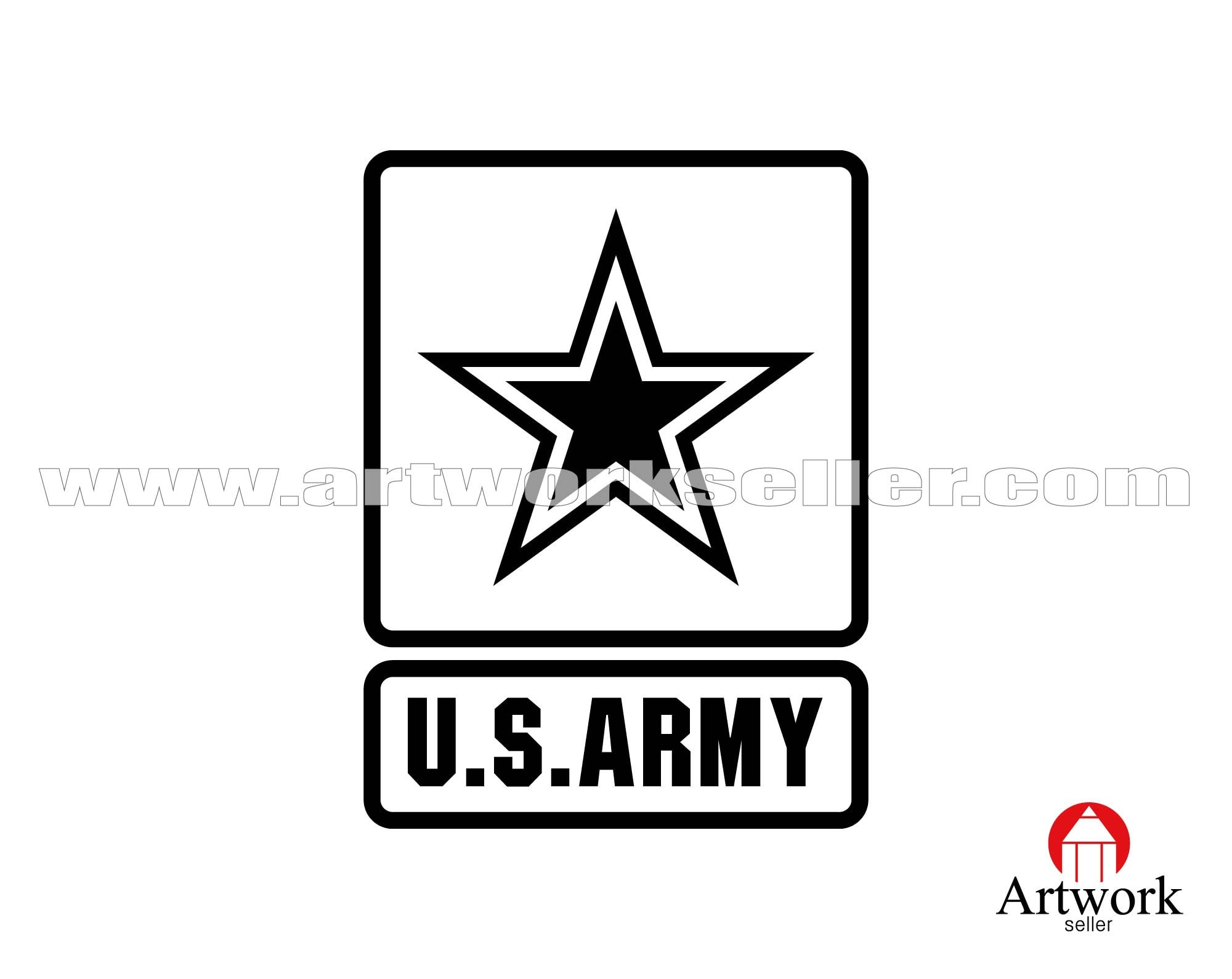 US ARMY SVG us star svg army svg us army logo cut file anchor | Etsy
