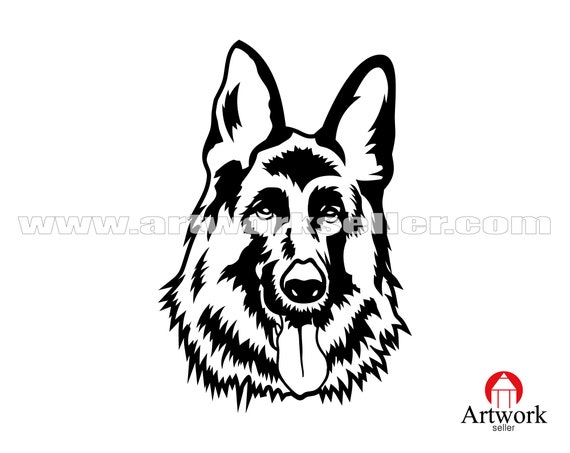 Download Free German Shepherd Svg Dog Peeking Shepherd Peeking Face Dog Etsy SVG Cut Files