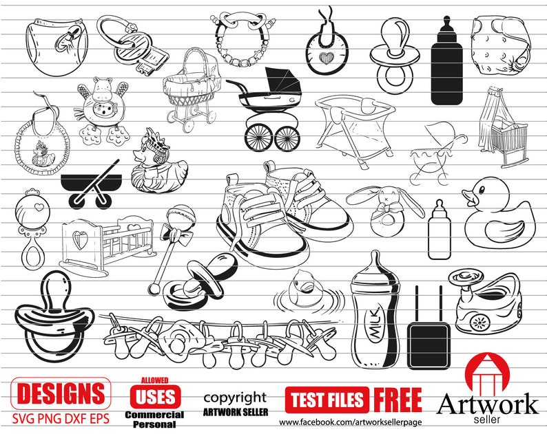 Free Free 102 Baby Items Svg Free SVG PNG EPS DXF File