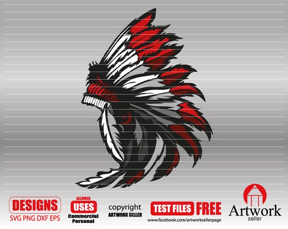 Download Headdress Svg Indian Svg Feather Svg Indian Svg Headdress Etsy