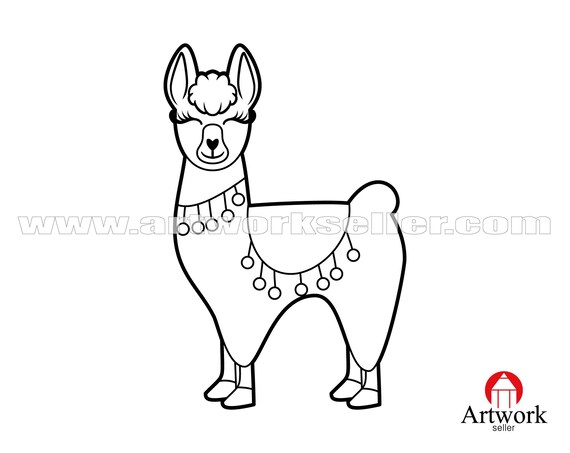 Download Llama Svg Lama Svg Llama Clipart Llama Cricut Llama Cut File Etsy