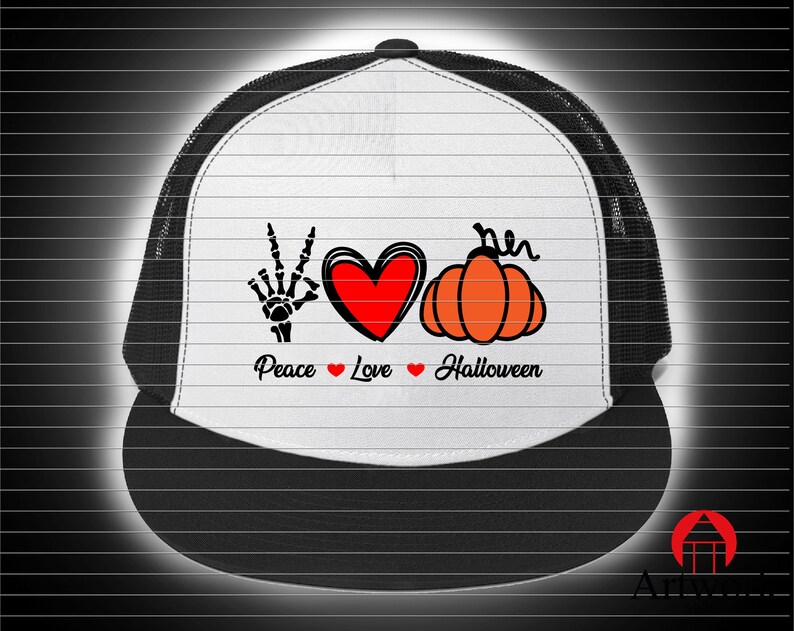eps PEACE LOVE HALLOWEEN fall love halloween svg peace love cut file peace svg love svg skeleton autumn Clipart Cut Cutting dxf cut png
