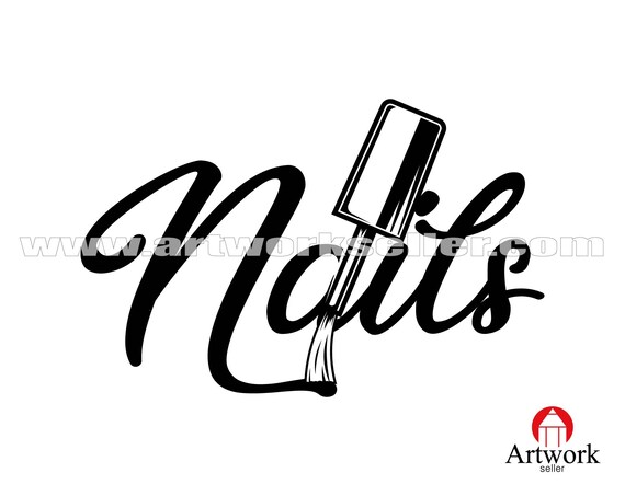 Download NAILS SVG nails clipart make up svg nails hand svg nail polish | Etsy