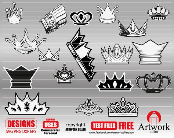 Download Crown Svg Crown Clipart Queen Svg Queen Clipart Princess Etsy