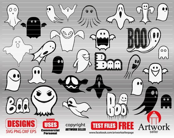 Halloween Svg Ghost Svg Cute Ghost Svg Boo Svg Boo Ghost Etsy