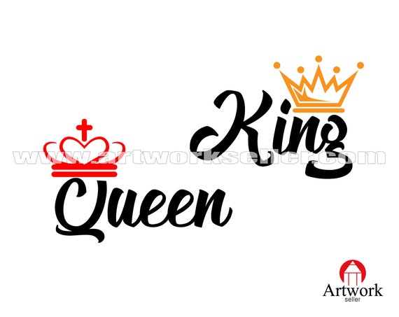 Download King Queen Svg King Svg Queen Svg Poker Svg Crown Svg Etsy