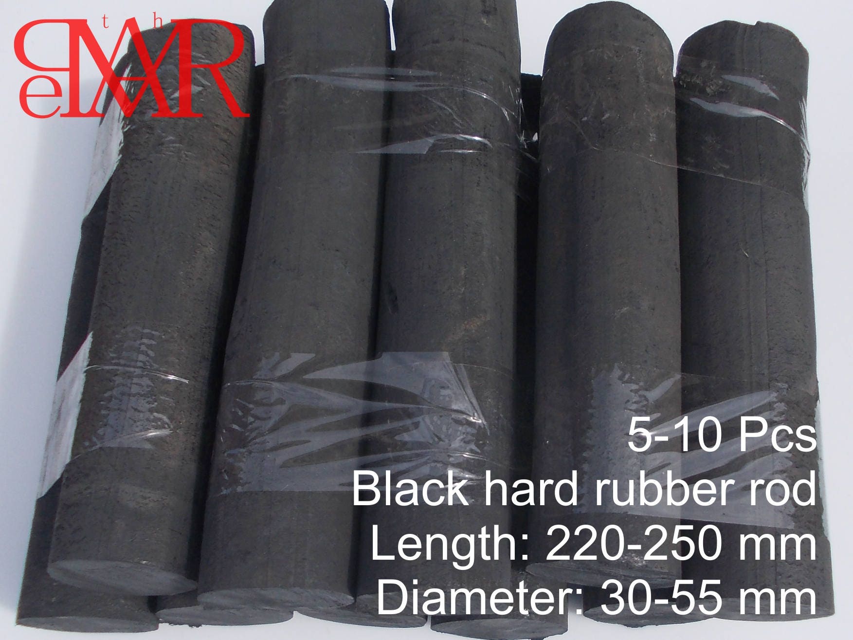 Hard Rubber Rod raw materials handicrafts black 510 rods lot Etsy