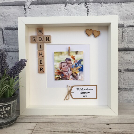 mom son picture frame
