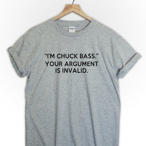 Im Chuck Bass tshirt tee top gossip girl chuck and blair /invalid ed westwick kiss love tumblr fashion mens womens
