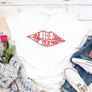 Save the drama to your mama unisex friends tvshow gift for top tumblr womens graphic music