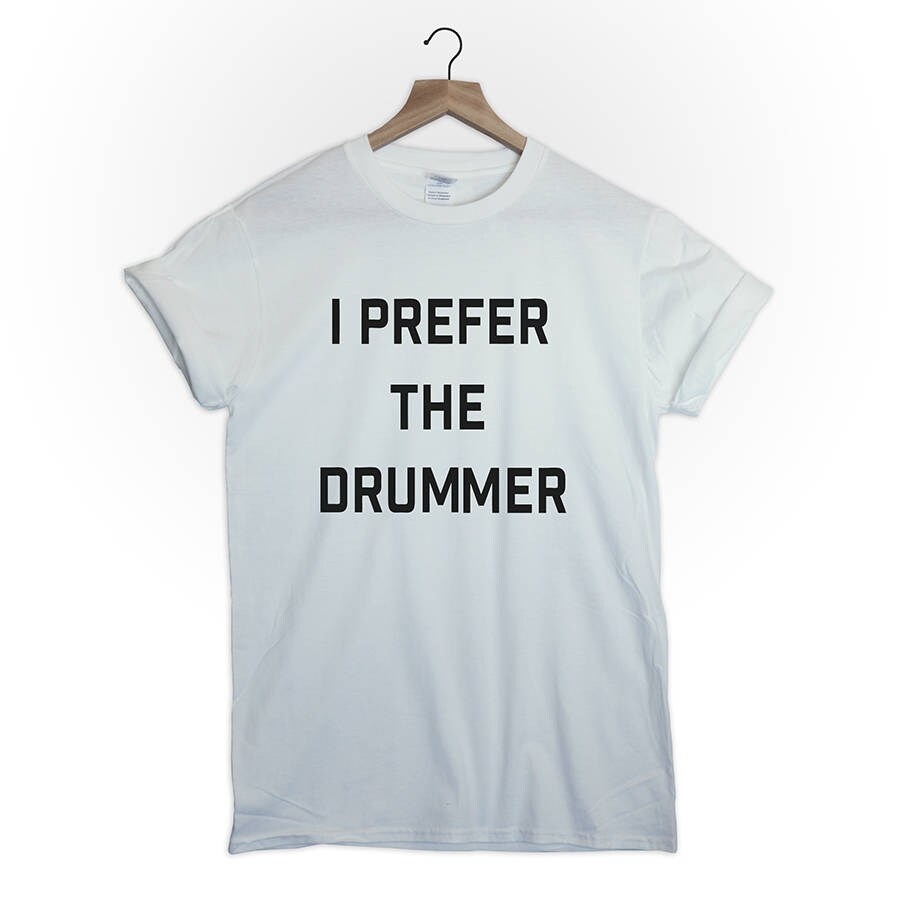 I Prefer the Drummer Tshirt Tee Top Five Seconds of Summer 5 - Etsy