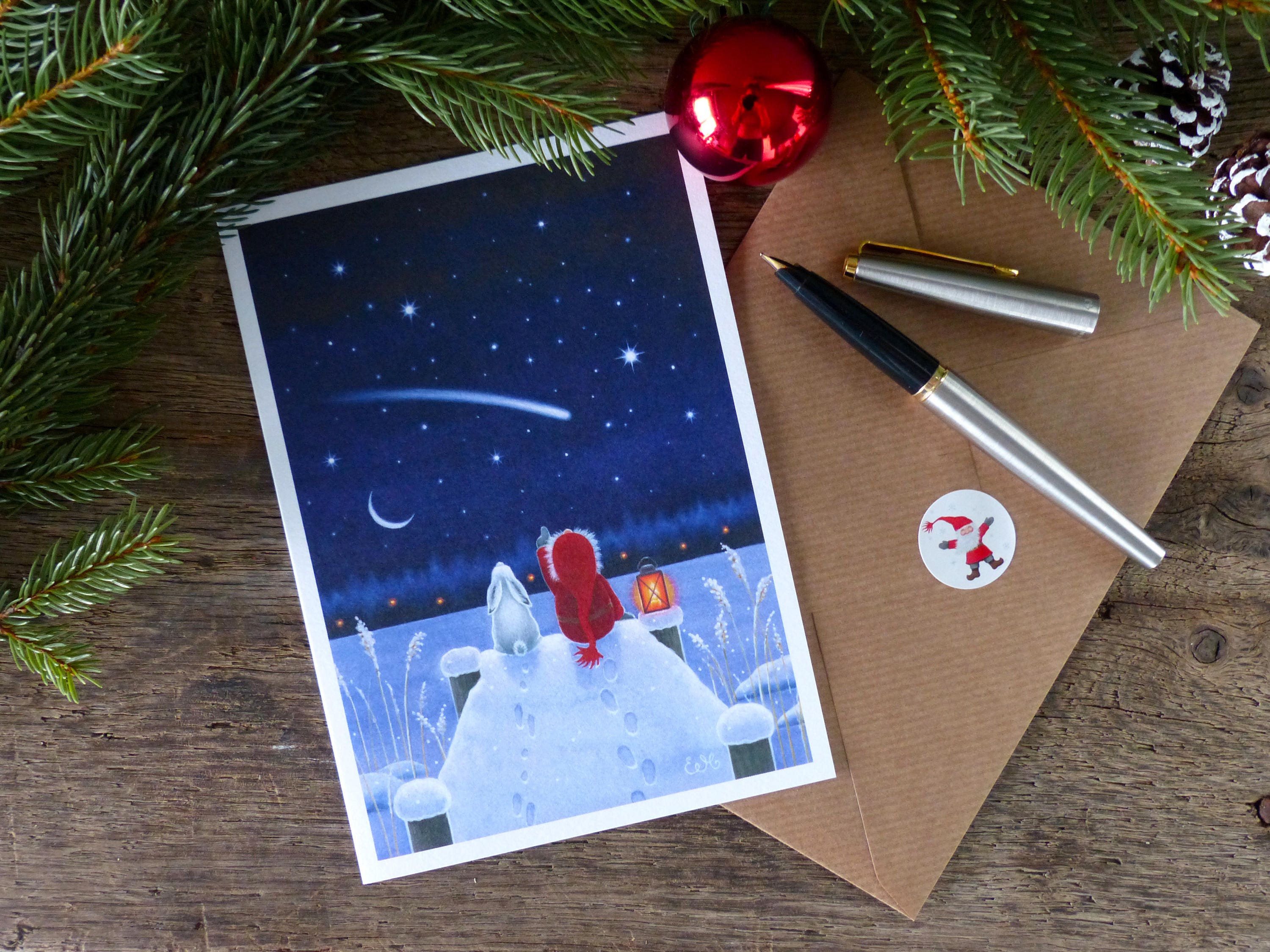 Scandinavian Christmas Cards by Eva Melhuish Pack of 5 - Etsy