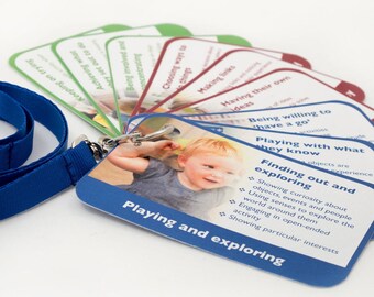 EYFS Characteristics of Effective Learning Key Ring Cards EYFS Characteristics of Effective Learning Key Ring Cards