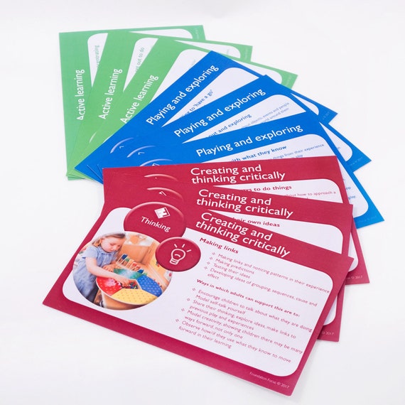 EYFS Characteristics of Effective Learning A6 Postcards Etsy