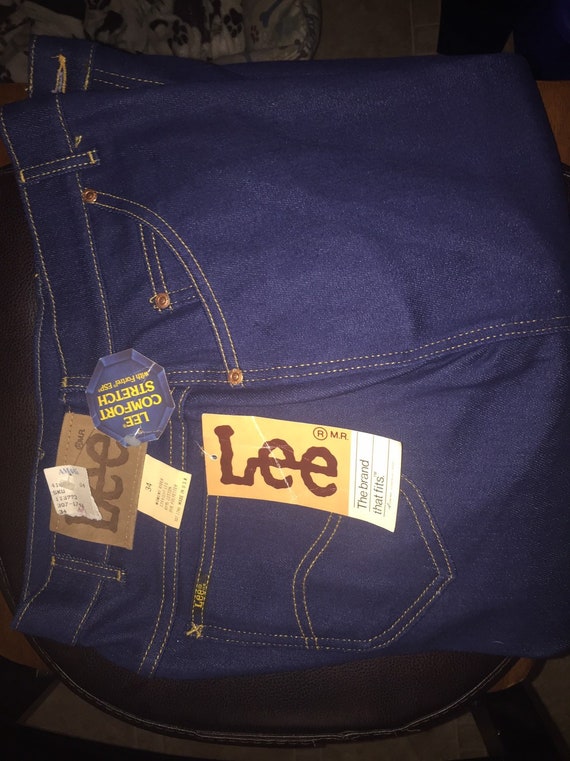 Vintage NWT Womens Lee Riders Blue Jeans Stretch … - image 3