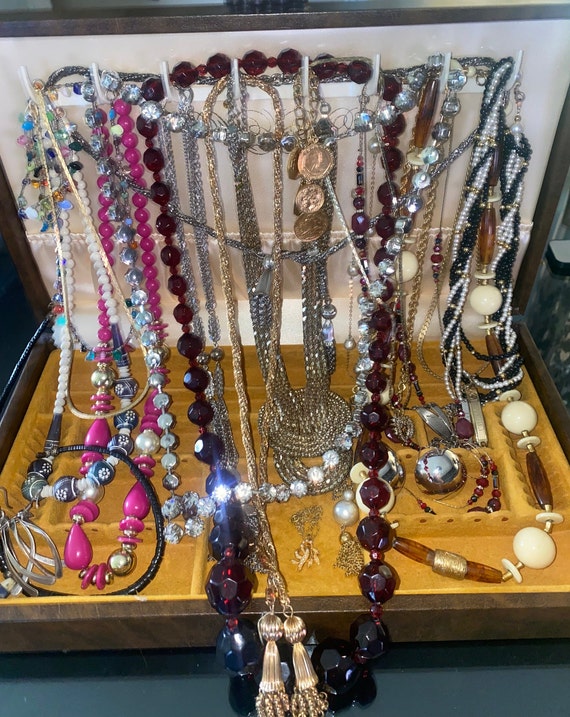 Large Lot of Beaded & More Necklaces and Bracelets