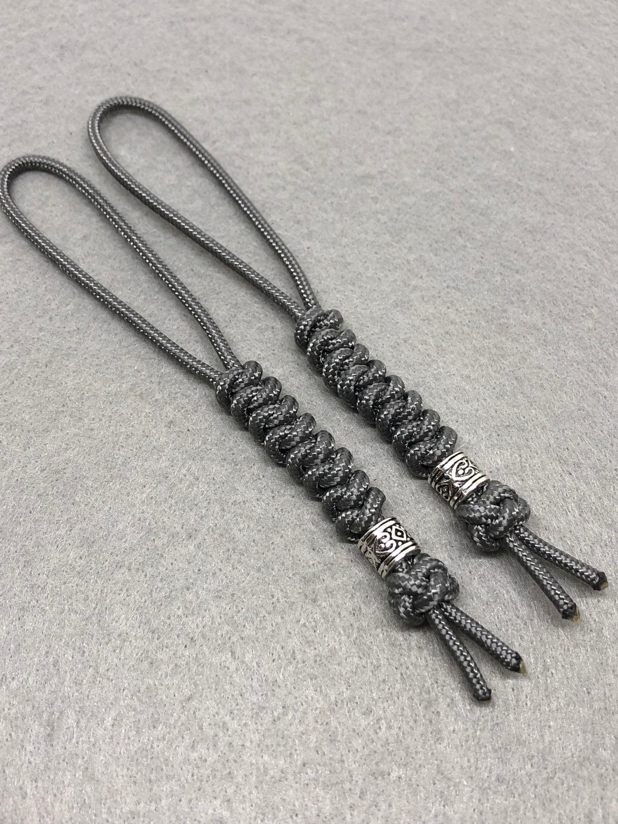 lotteri Drama gerningsmanden 275 Paracord Knife Lanyard 2pk Graphite Cord Snake Knot With - Etsy Canada