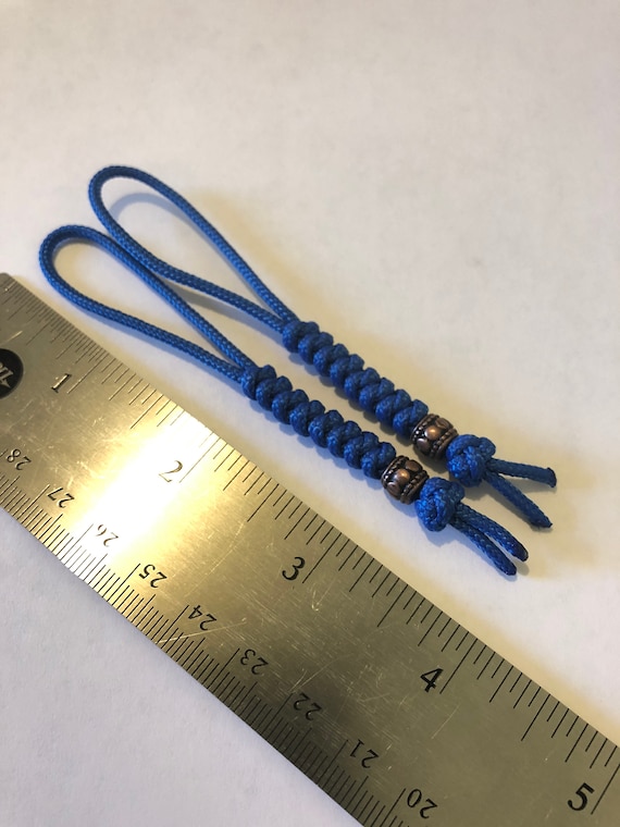 95 Paracord Micro Knife Lanyard 2pk, Blue Cord Snake Knot With Metal Bead -   Canada