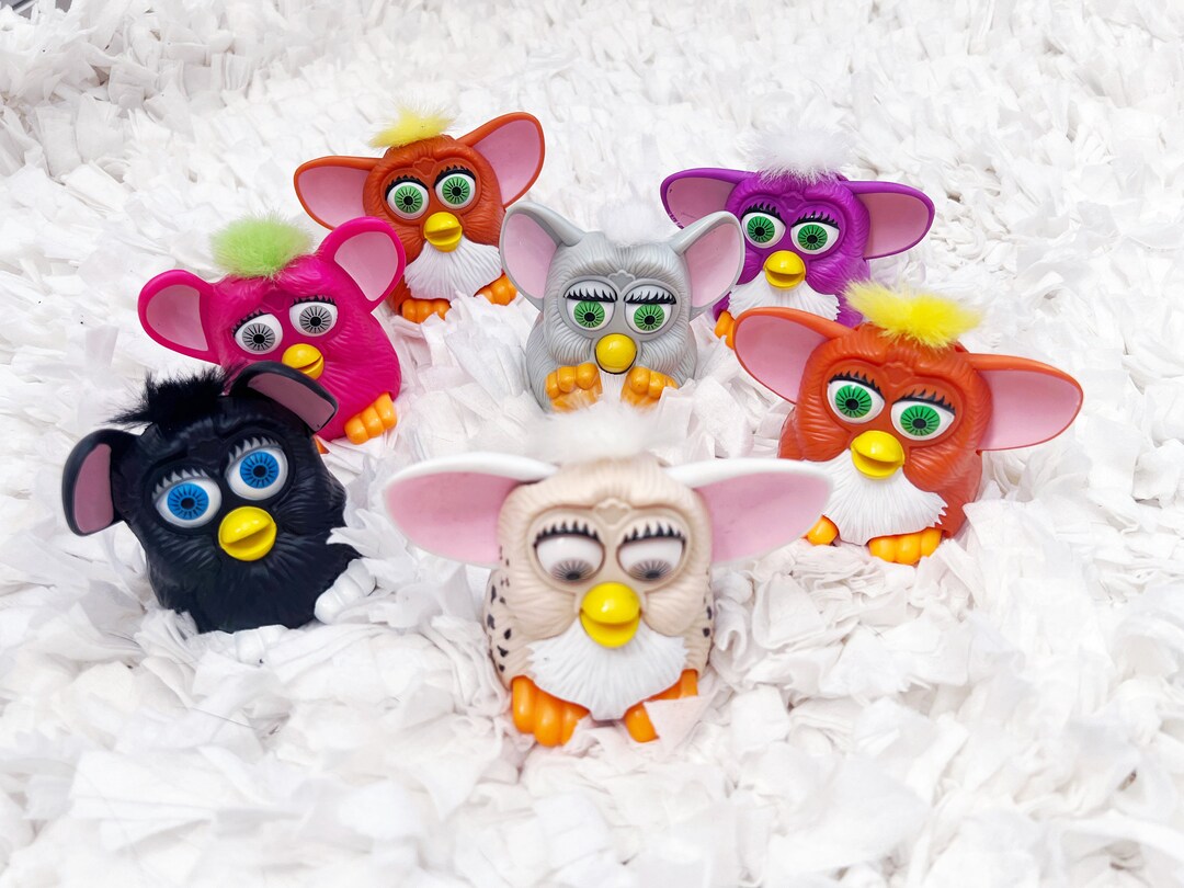 Vintage Mcdonald's Happy Meal Furbys Lot of 7 Plastic Etsy
