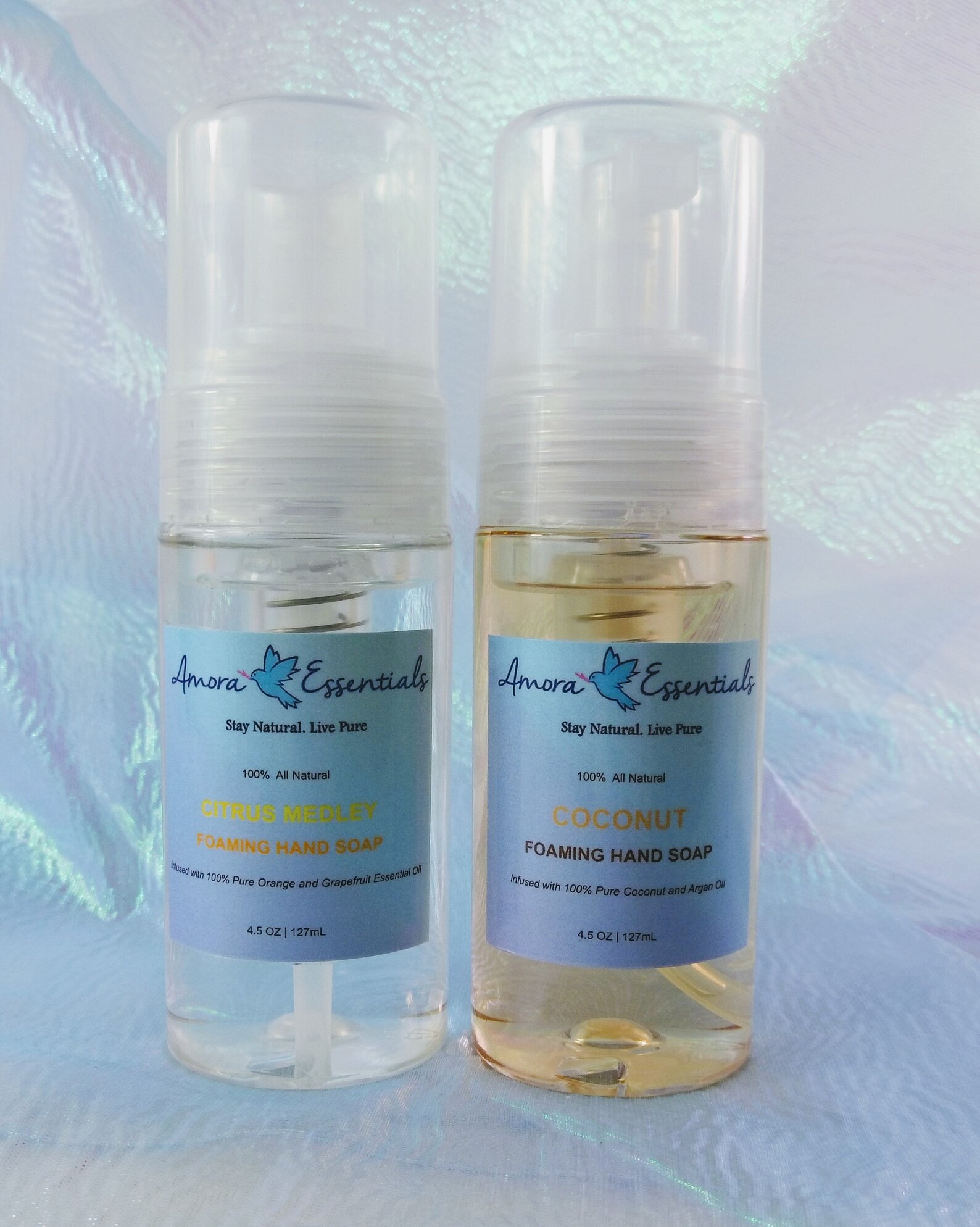 100 All Natural Coconut Foaming Hand Soap Infused with Pure Etsy