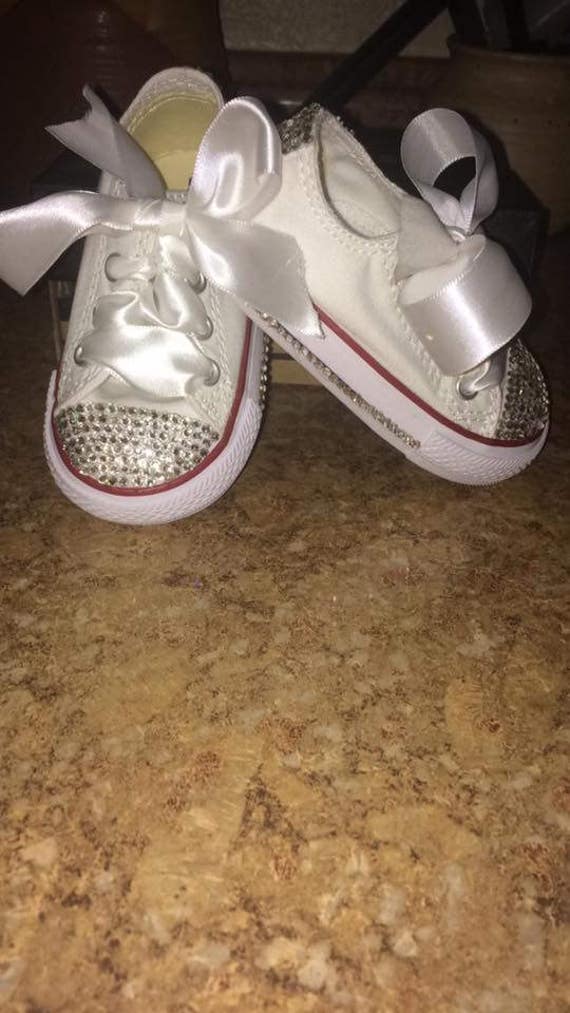 bedazzled baby converse
