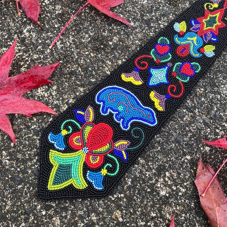 Native American tie men's necktie beaded weddings or Etsy