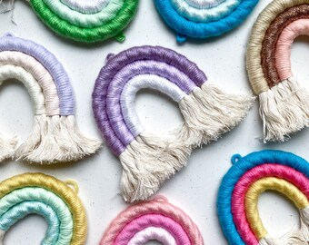 Macrame Rainbow, Wall Decor, Rainbow, Macrame Wall Hanging
