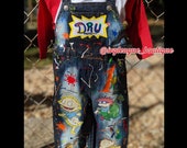 Character Distressed Denim Kids denim Distressed shorts Rugrats Outfit for Girls Boys toddler outfit