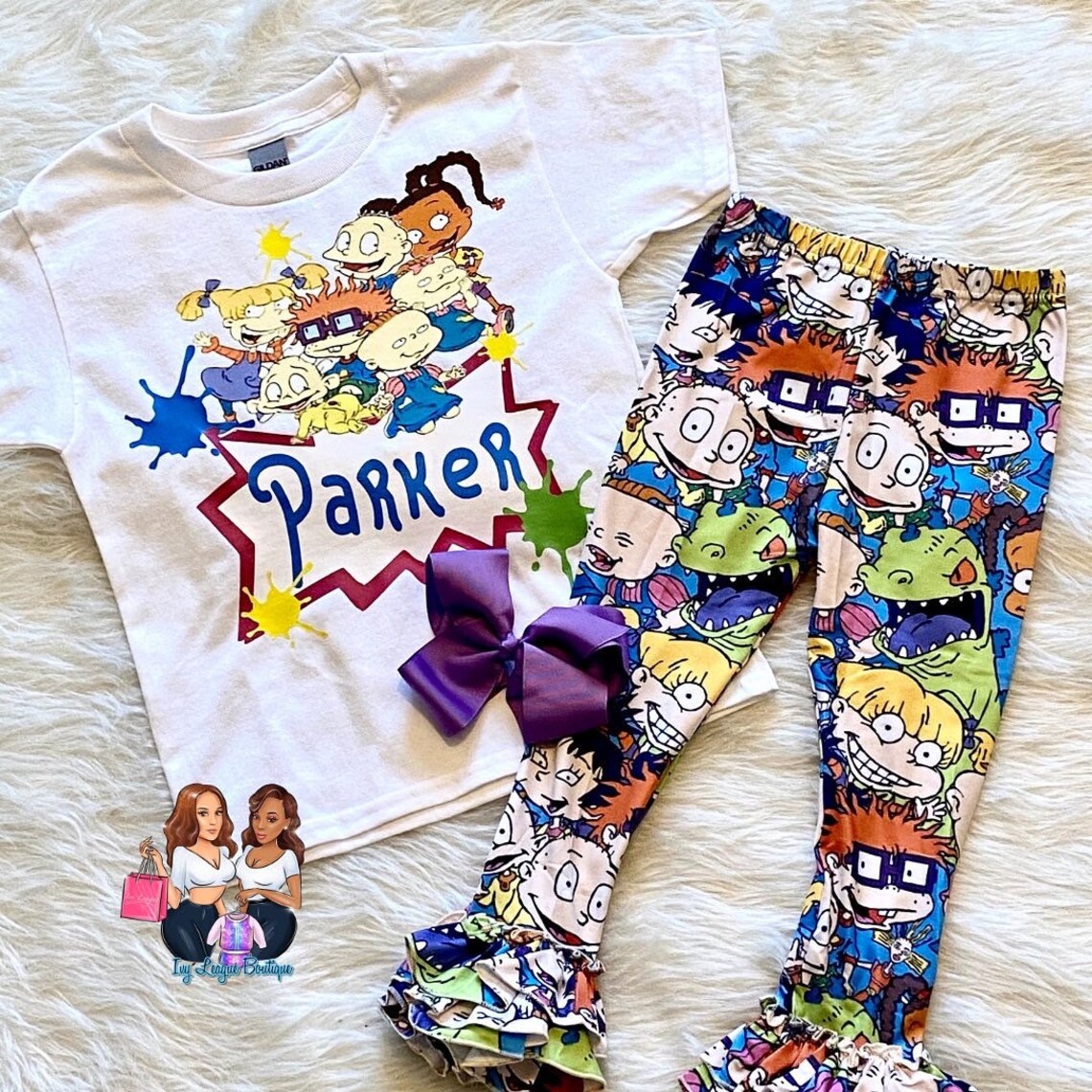 Rugrats Outfit/rugrats Birthday/girls Clothing/baby Girl Etsy