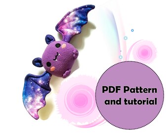 free bat plush pattern