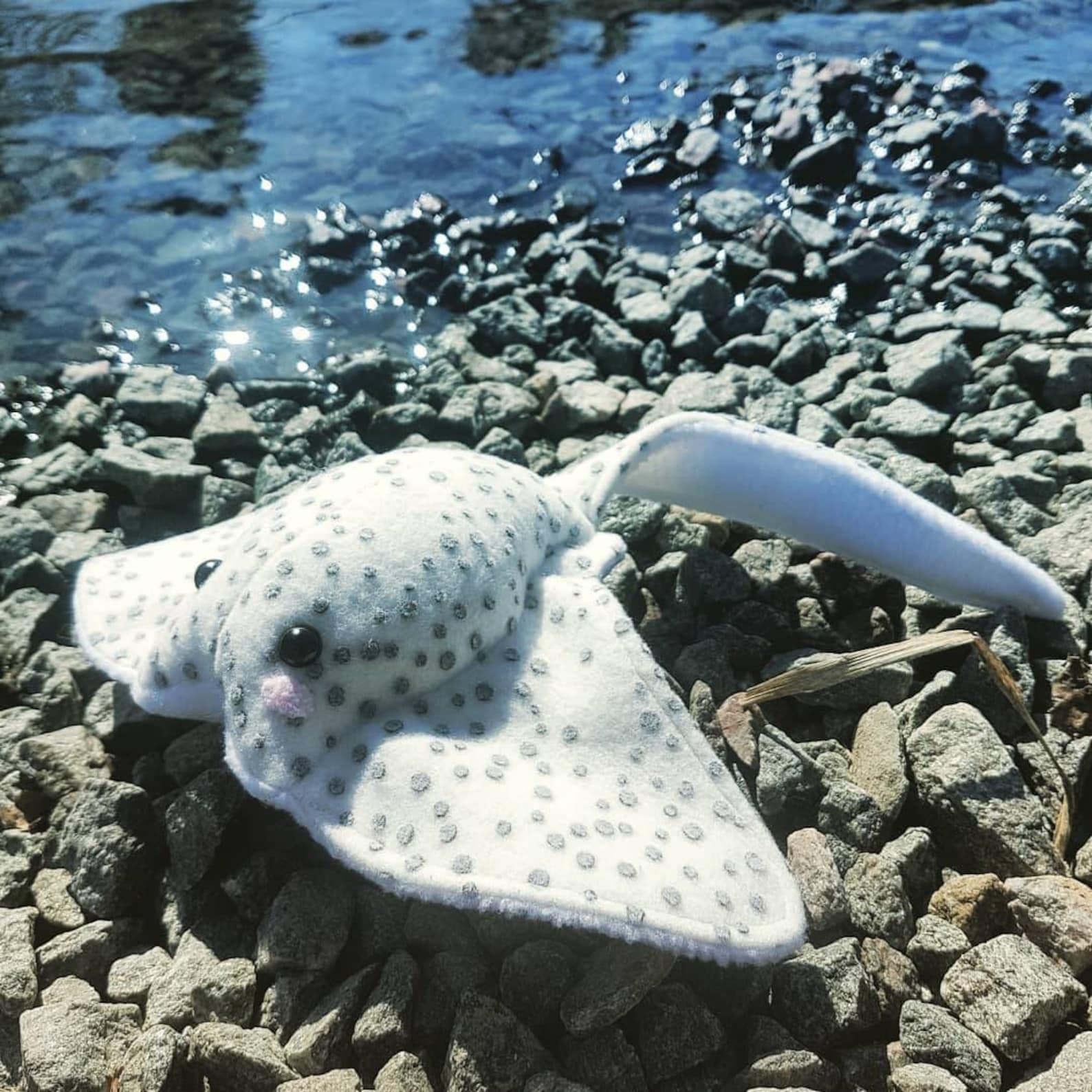 Stingray Plush cute stingray white stingray kawaii plushie | Etsy