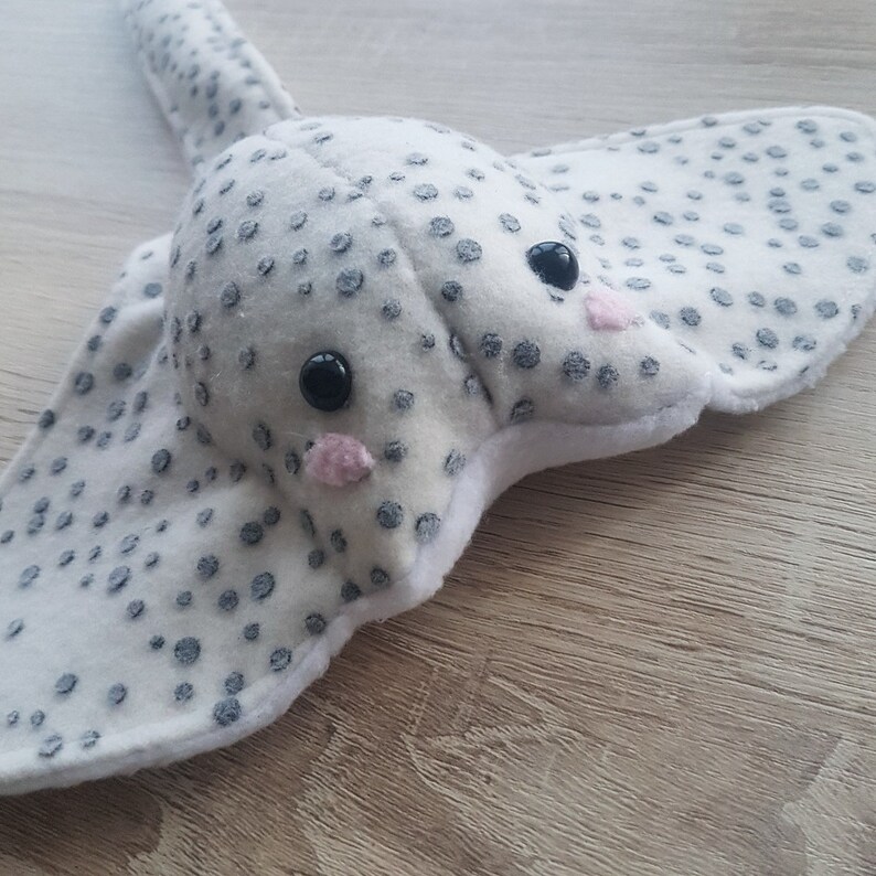 Stingray Plush cute stingray white stingray kawaii plushie | Etsy