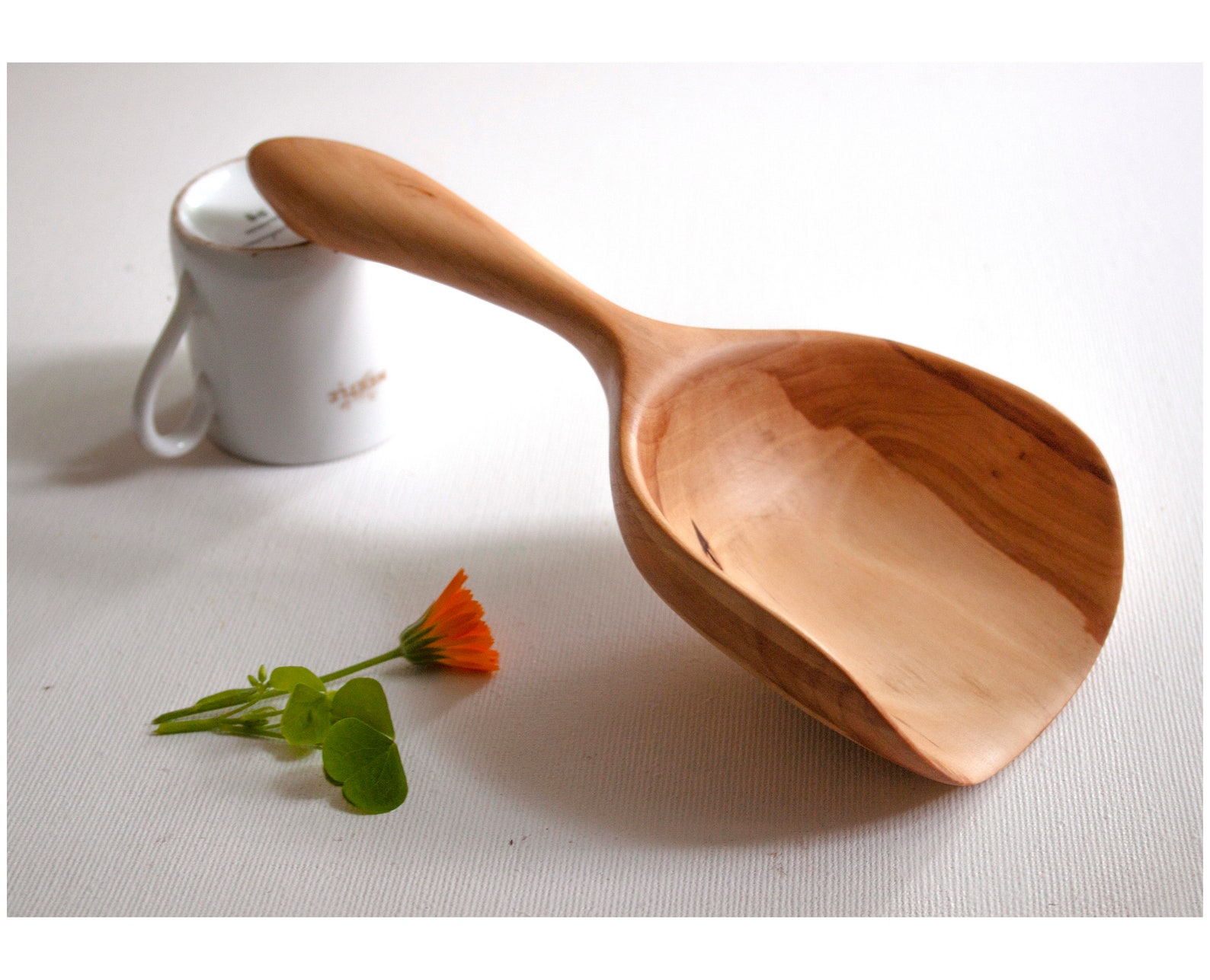 Hand Carved Wooden Scoop / Handmade Wood Scoop / Handcrafted Etsy