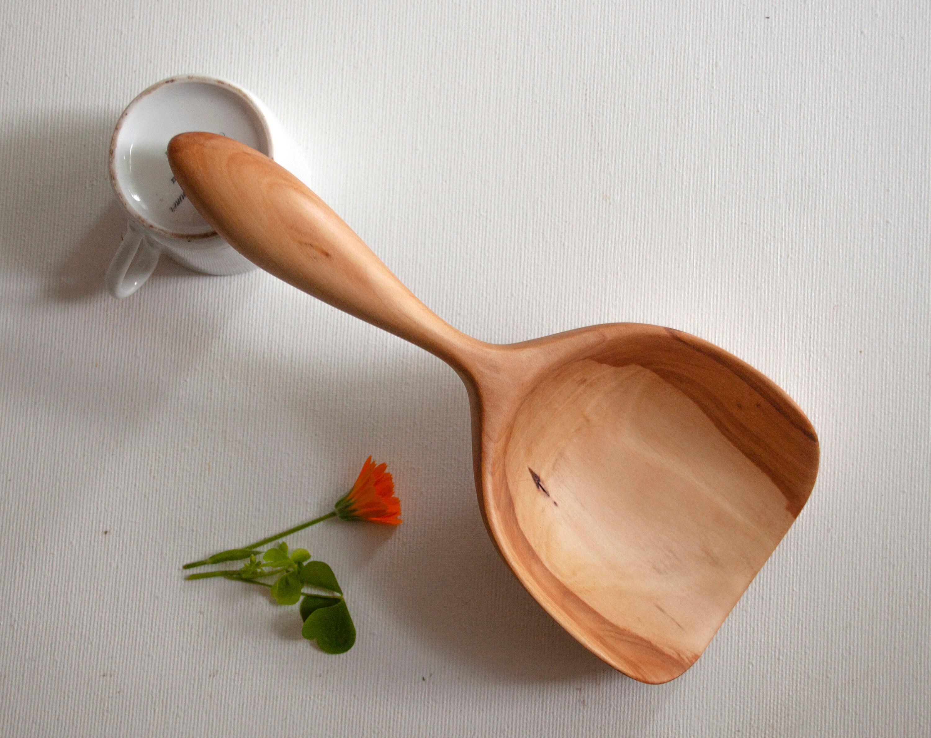 Hand Carved Wooden Scoop / Handmade Wood Scoop / Handcrafted Etsy