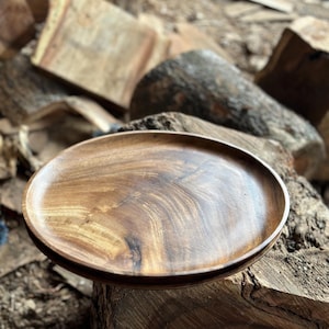 Acacia Wood Round plate | Round plate | Wood plate | Wooden Plates | Wooden Serving Set | Plates | Home Kitchen Gifts | Gift Set