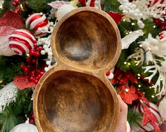 Weihnachts-Schneemann 4er-Set | Weihnachten Schneemann Teigschüssel | Weihnachtsfeiertagsschüssel | Weihnachtsdeko Schale | Weihnachtsschmuckschale