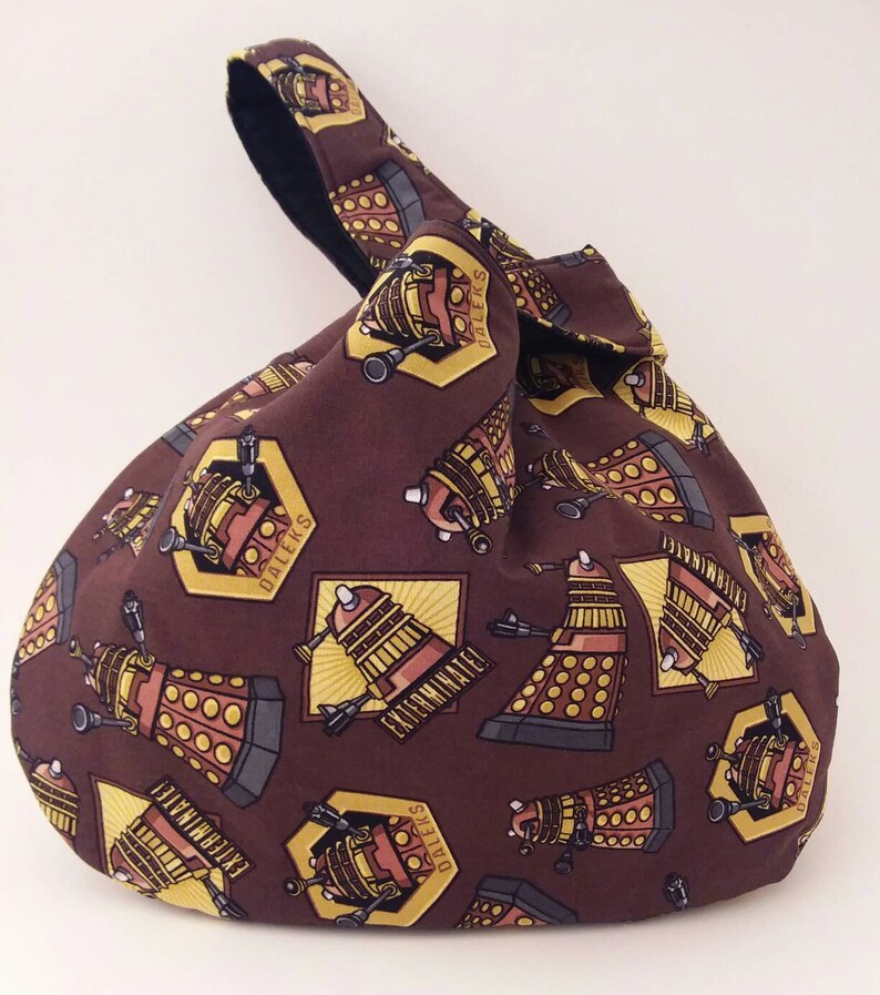 Doctor Who Japanese Knot Bag Daleks