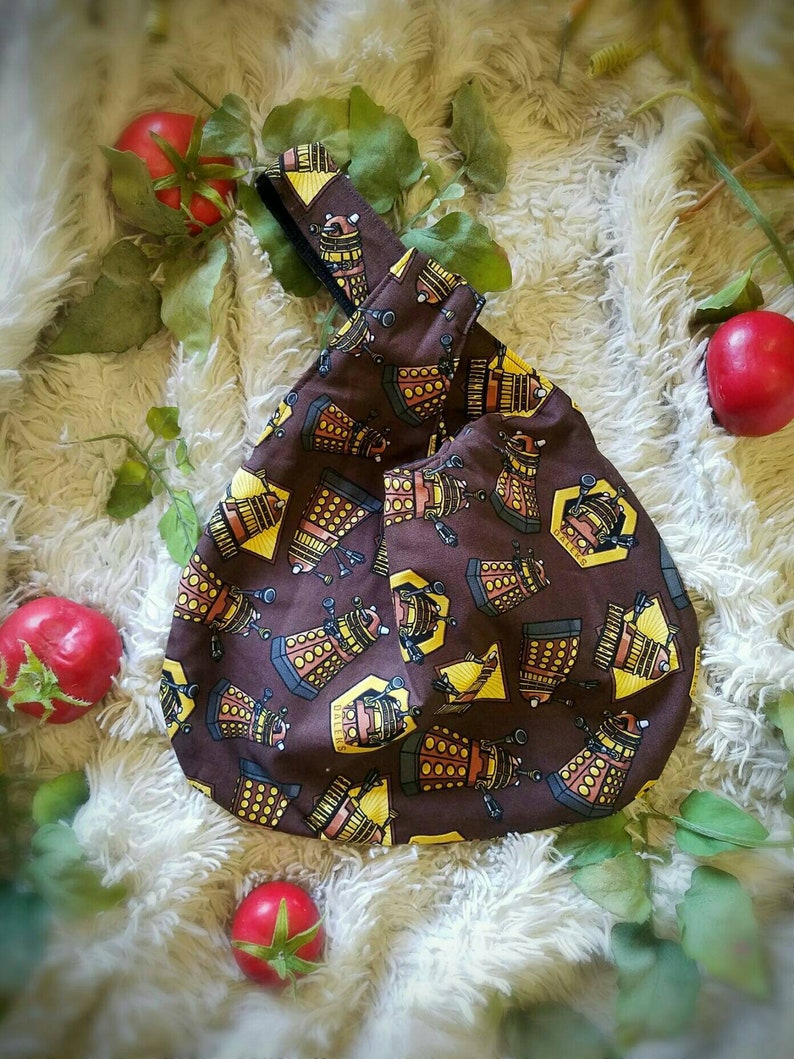 Doctor Who Japanese Knot Bag Daleks