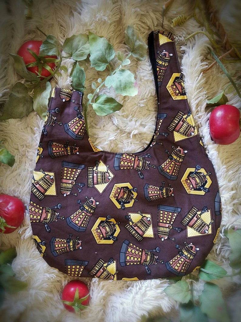 Doctor Who Japanese Knot Bag Daleks