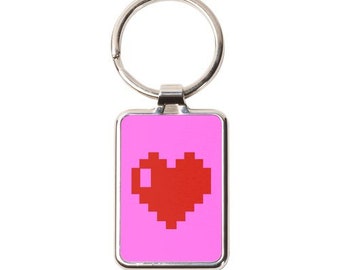 Heart key ring. Valentine's Day key ring. I love you key ring. Valentine's Day gift. I love you. Gift to say I love you.