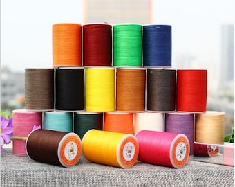 0.45mm- 148m (0.35mm/0.55mm/0.65mm) Polyester Waxed Line Leather Craft Sewing Wax Thread Cord